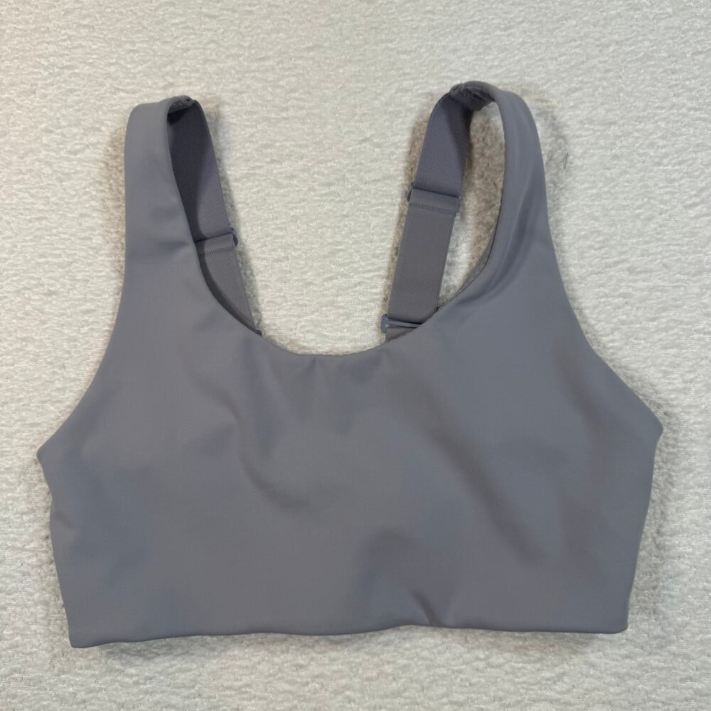 Harper Wilde womens Flex Convertible Sports Bra steel blue sz medium high impact
